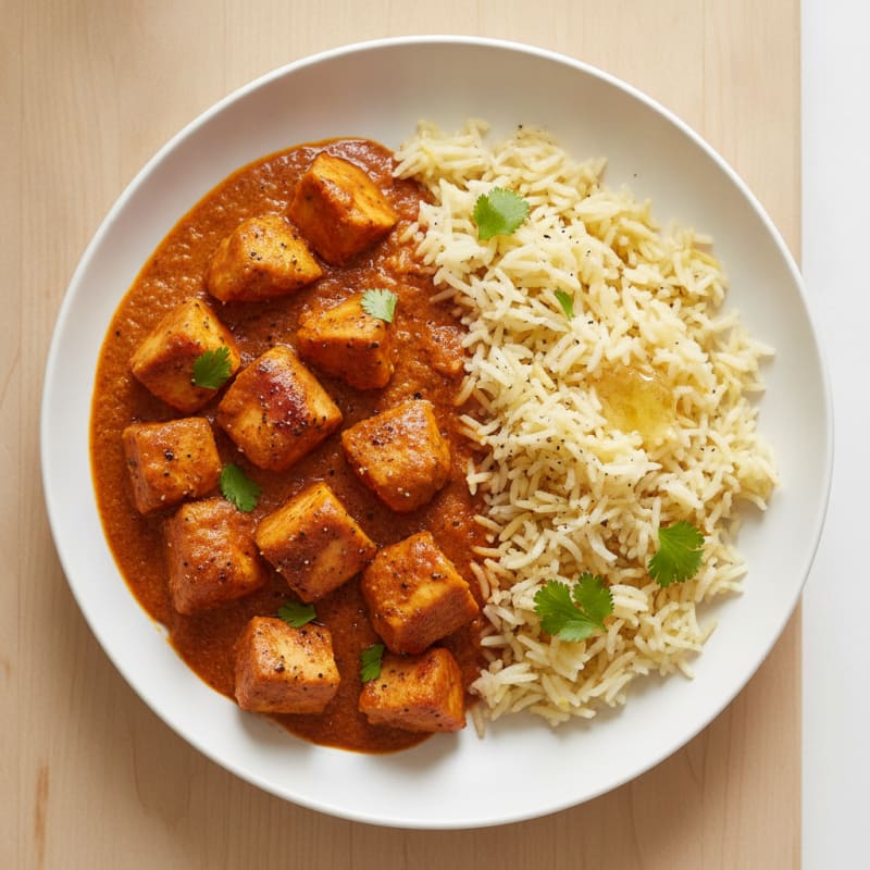 Spiced Butter Chicken with Basmati Rice
