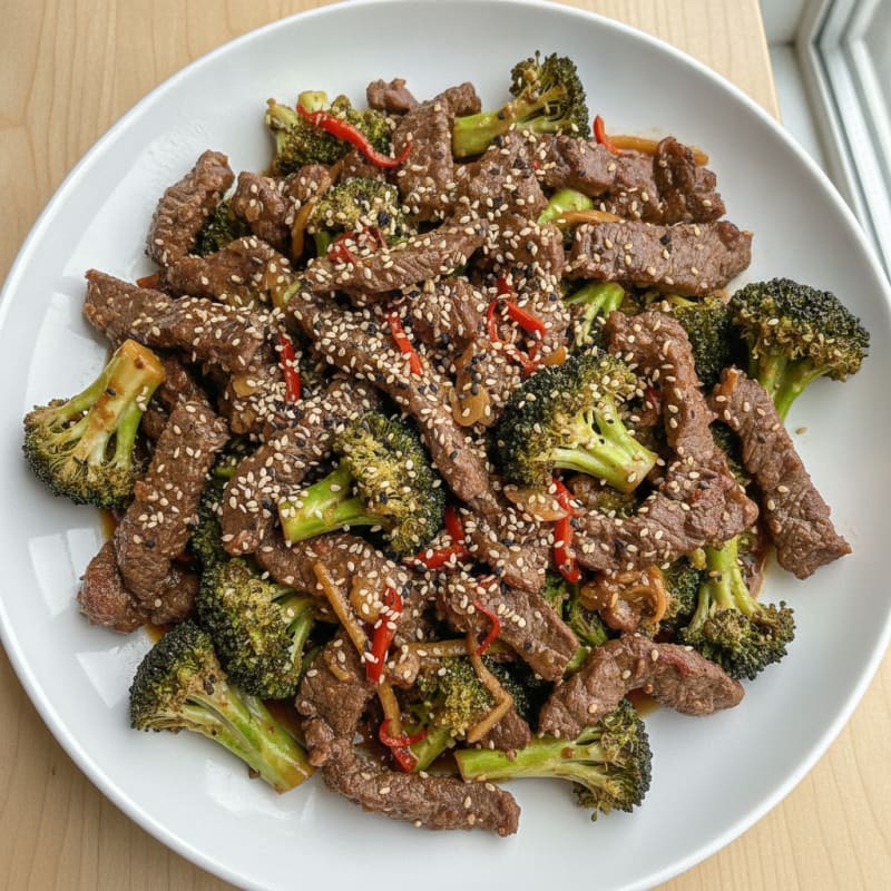 Sesame Beef and Broccoli Stir-Fry