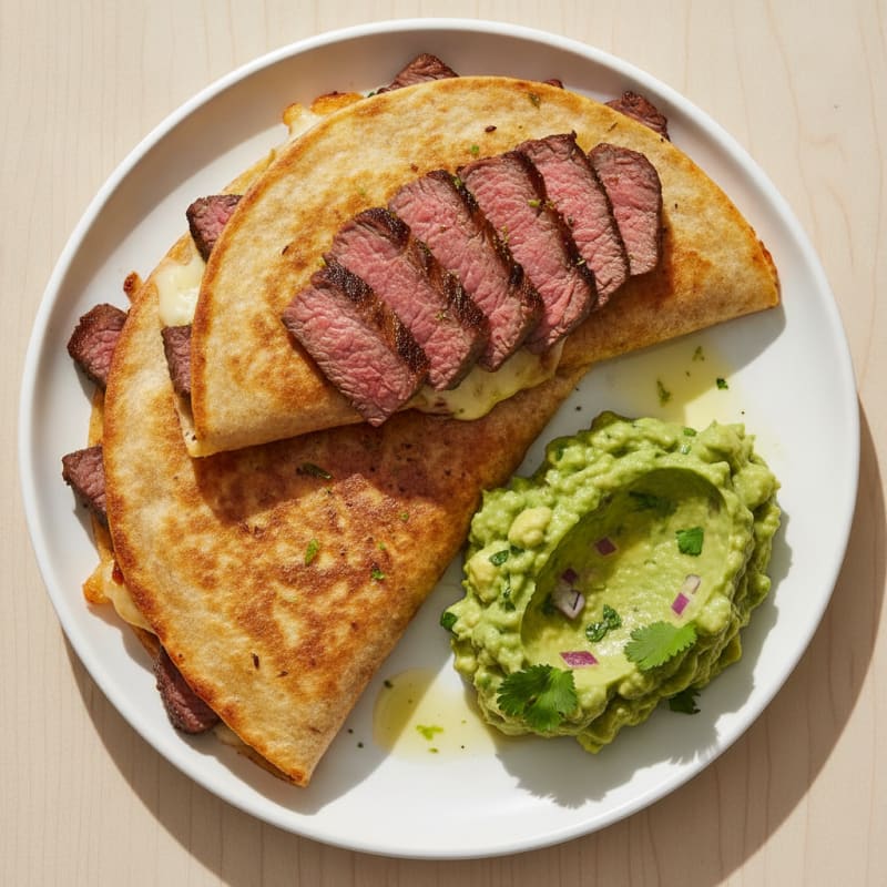 Steak Quesadillas with Guacamole