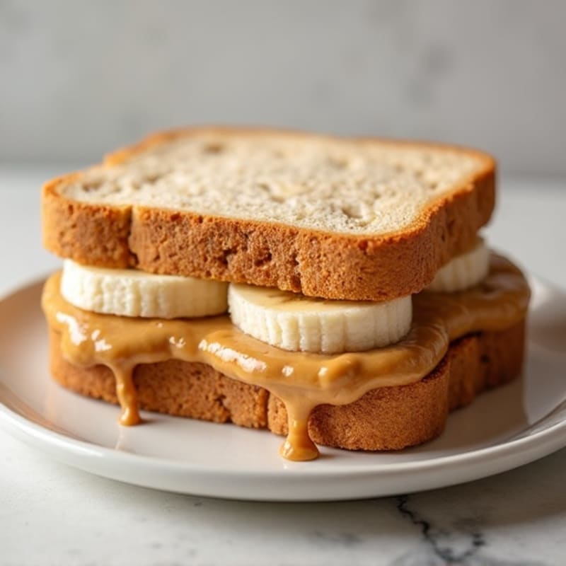 Protein-Packed Almond Butter Banana Sandwich
