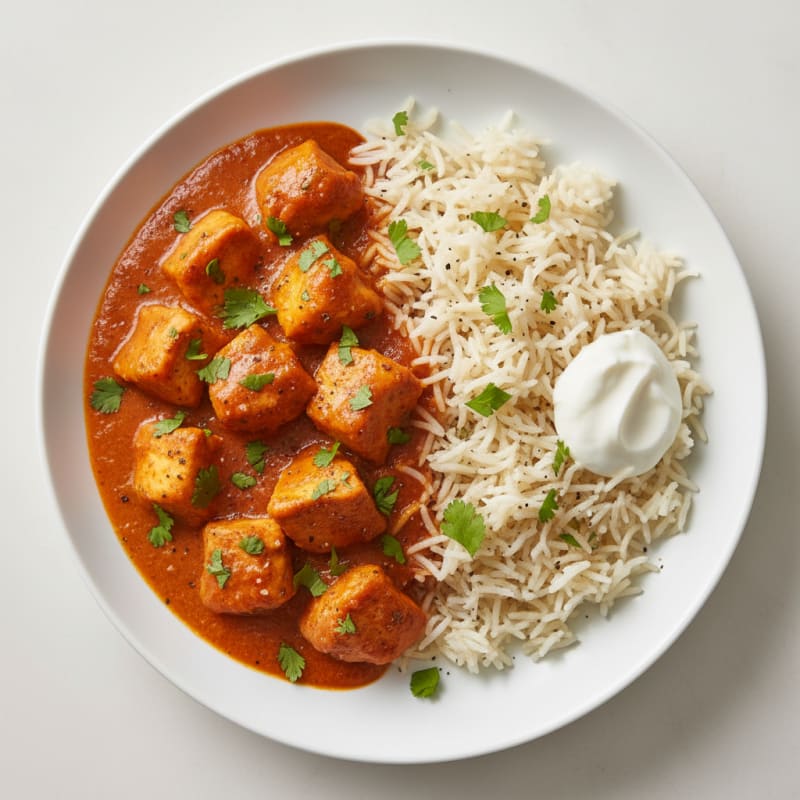 Spiced Butter Chicken with Basmati Rice
