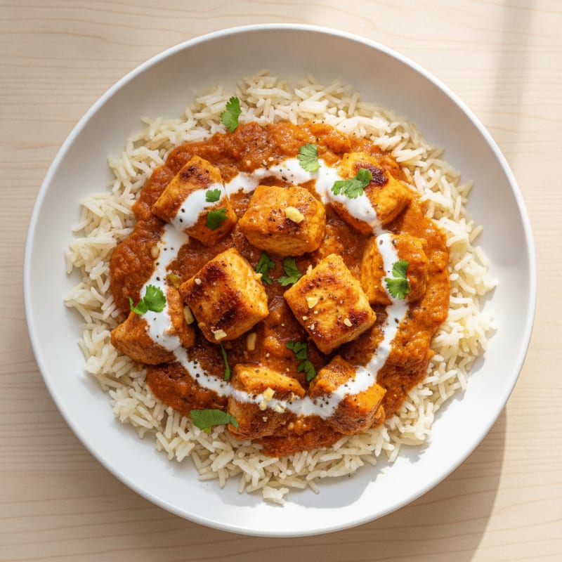 Spiced Butter Chicken with Basmati Rice