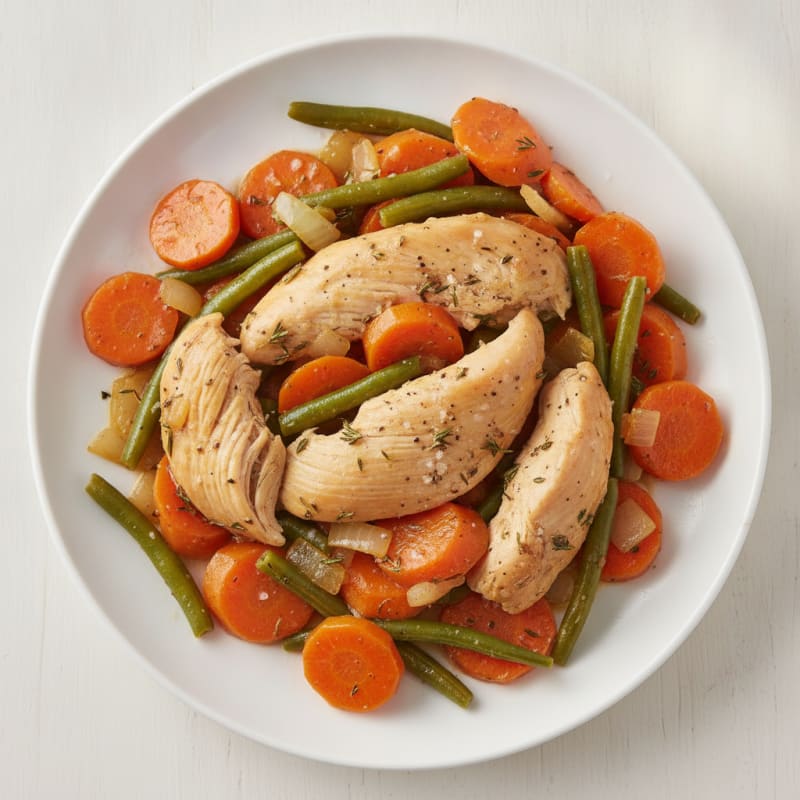 Slow Cooker Herb Chicken and Vegetables