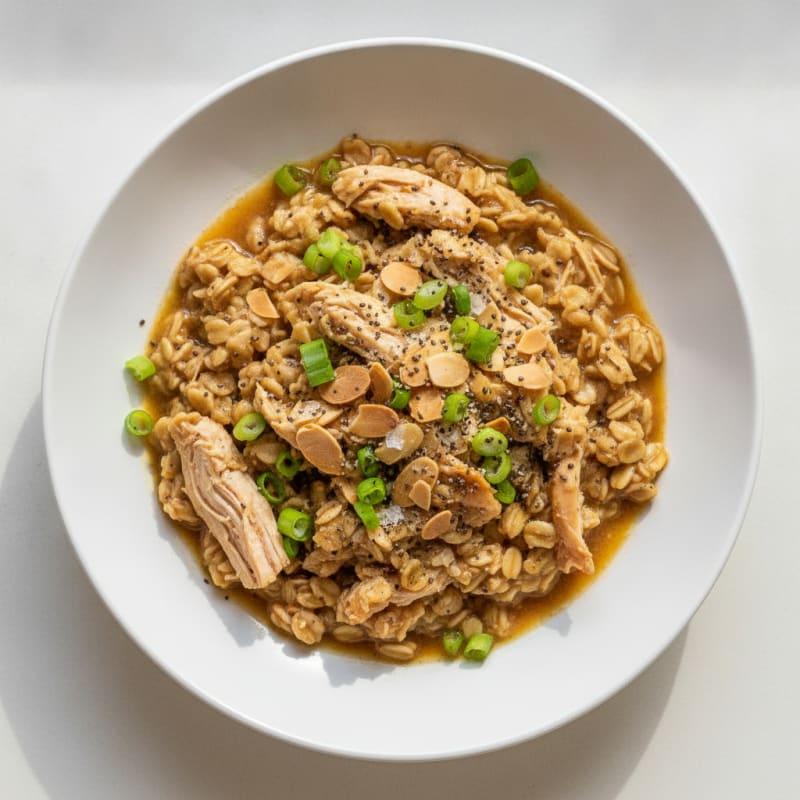 Savory Almond Overnight Oats