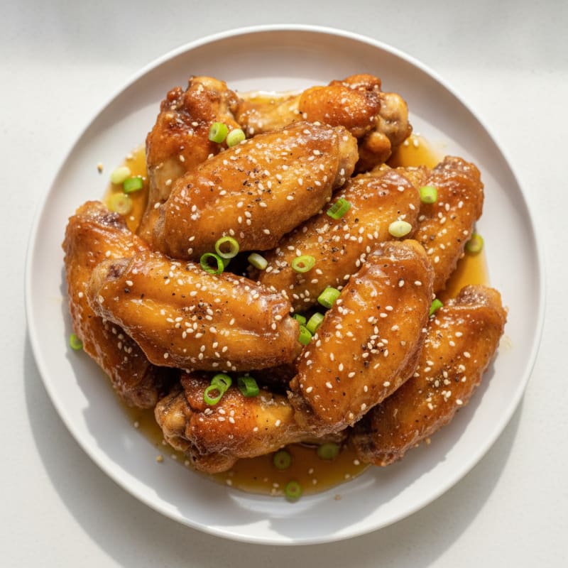 Honey-Garlic Glazed Chicken Wings