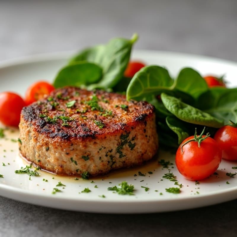 Herb-Crusted Pan Seared Venison Tenderloin