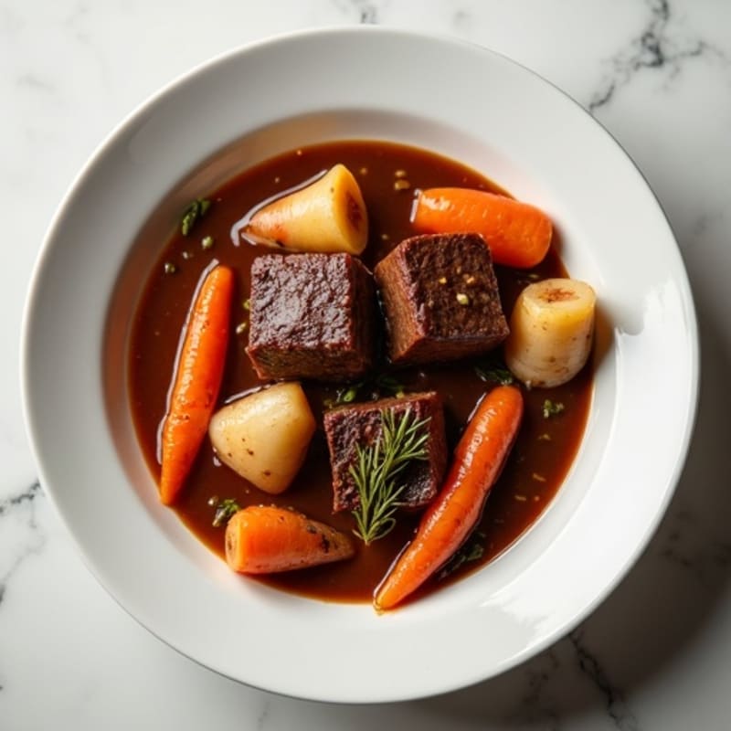 Lightened-Up Beef Burgundy with Root Vegetables