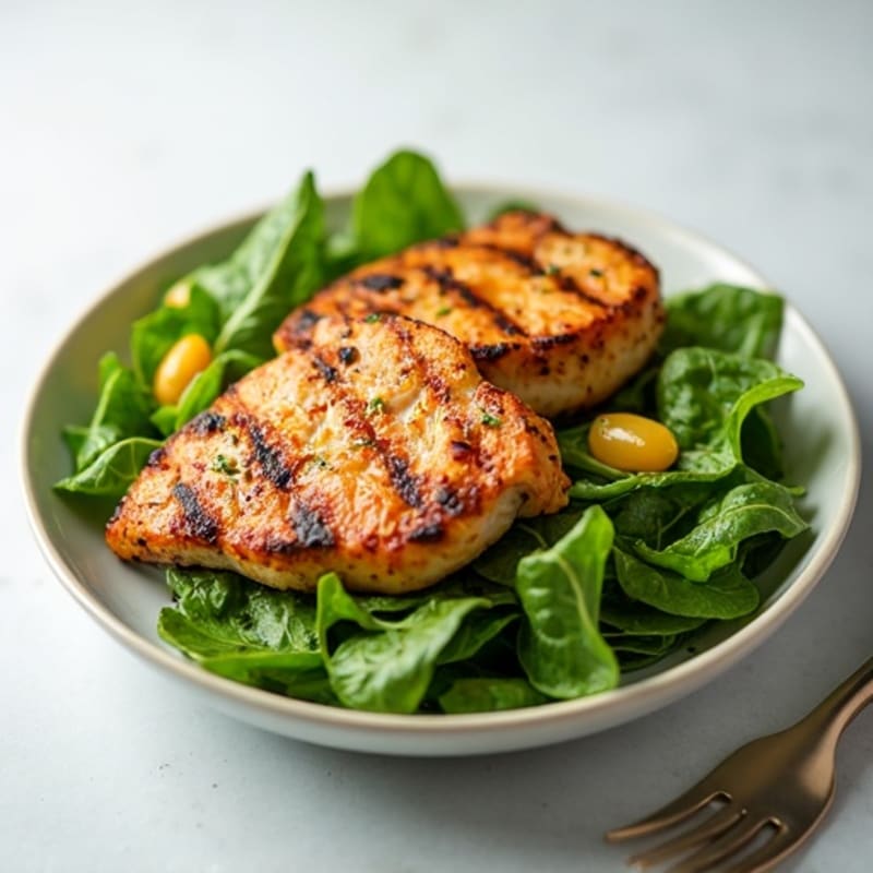 Grilled Chicken Mixed Greens Salad
