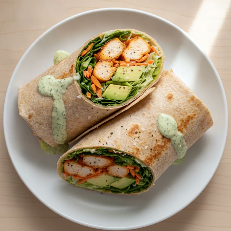 Buffalo Ranch Chicken Wrap