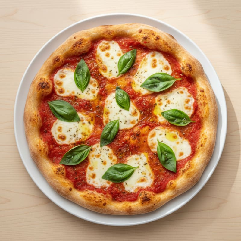Classic Margherita Pizza with Fresh Basil