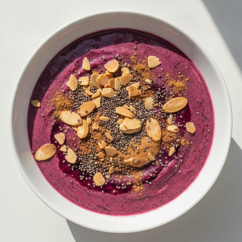 Berry Almond Smoothie Bowl