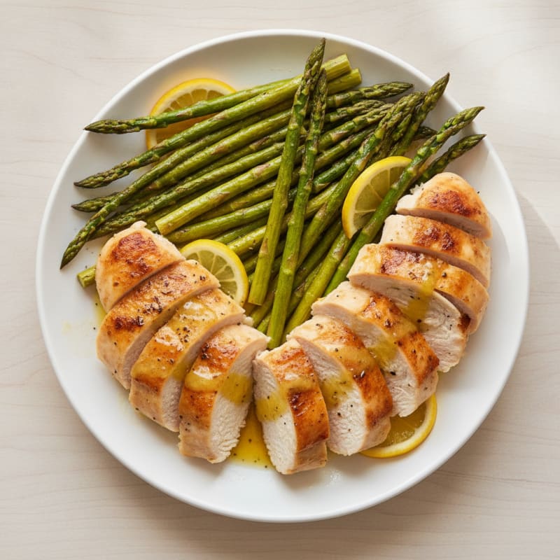 Sheet Pan Lemon Herb Chicken and Asparagus