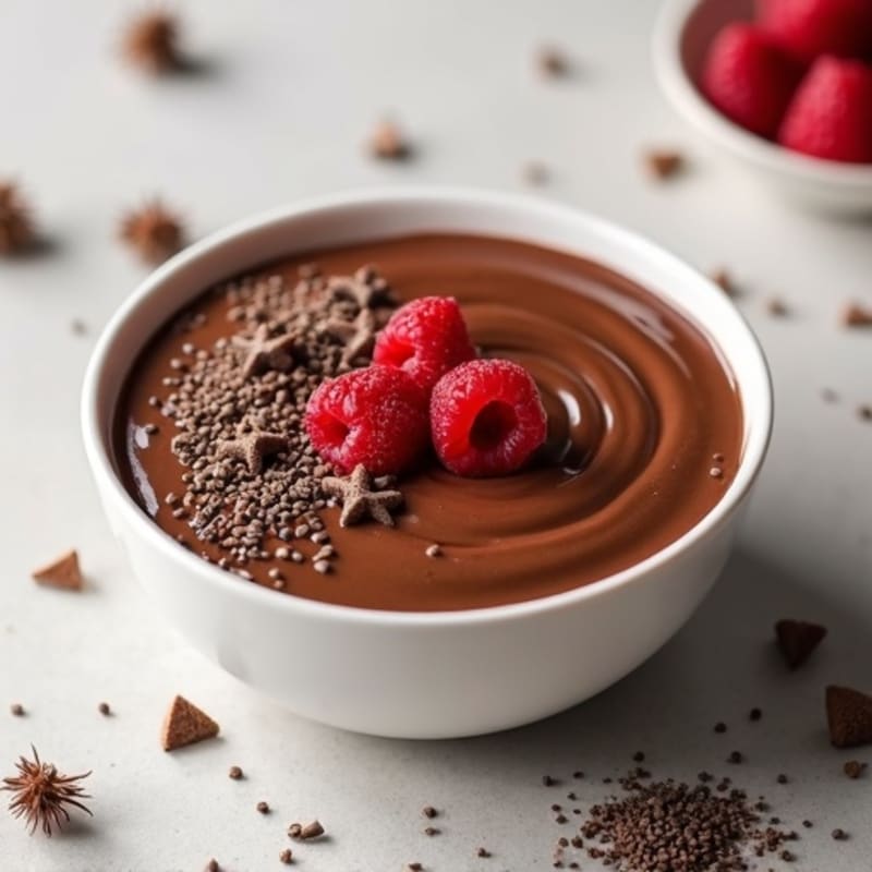 Chocolate Protein Pudding with Chia Seeds