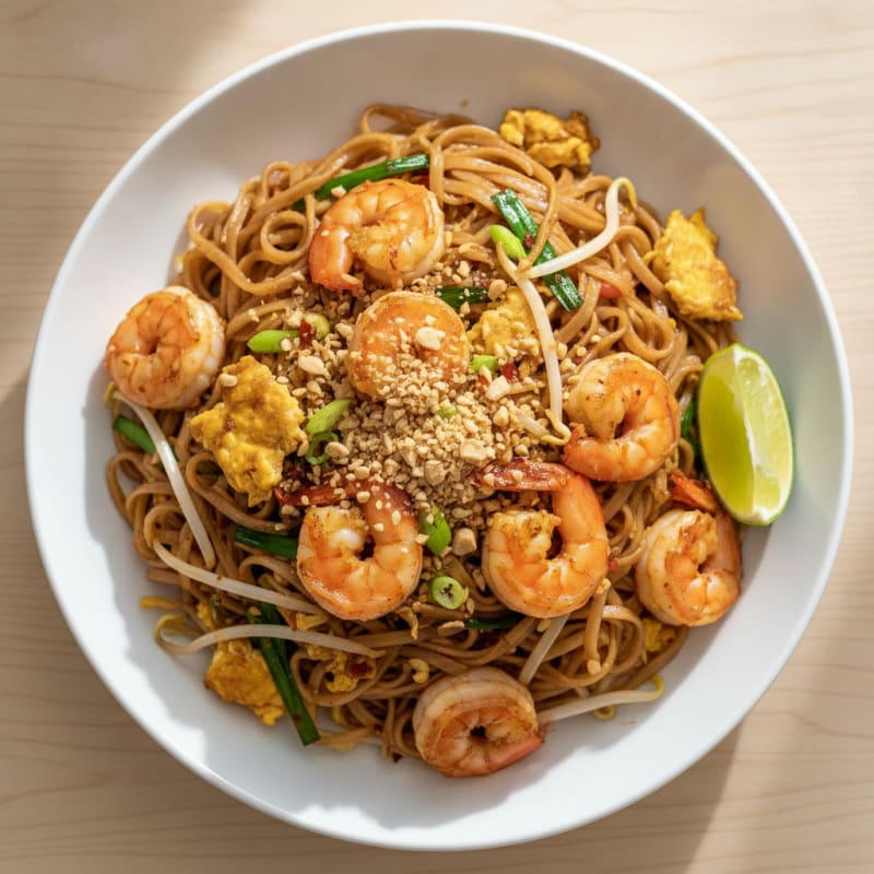 Shrimp Pad Thai Noodles