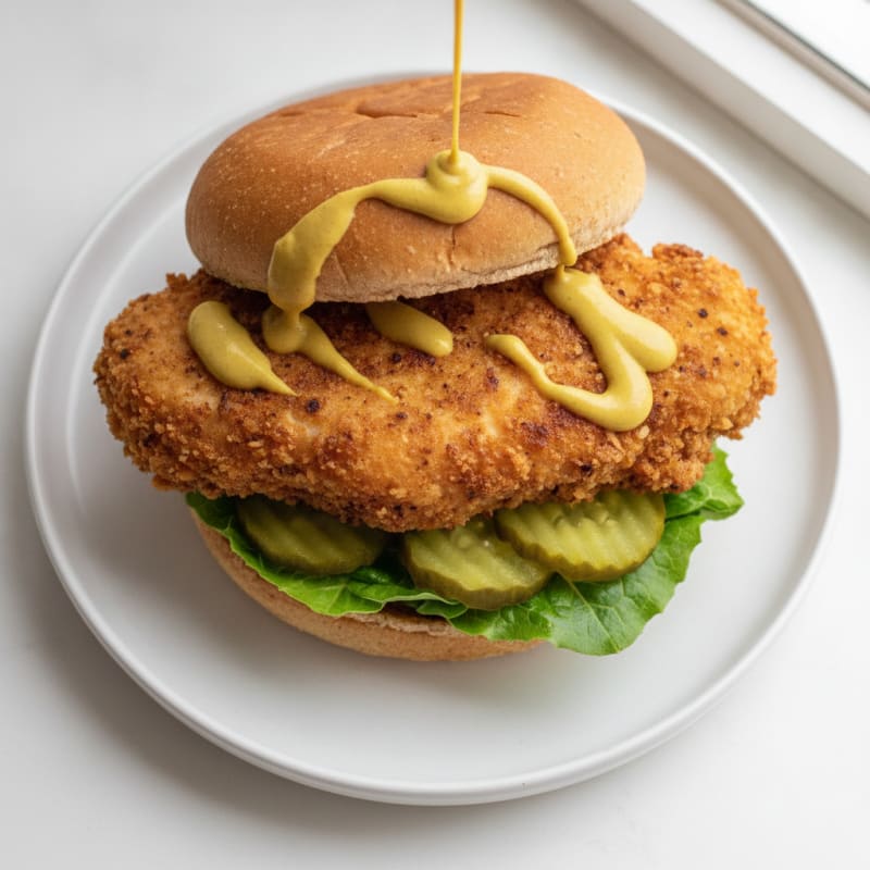 Buttermilk Fried Chicken Sandwich with Pickles
