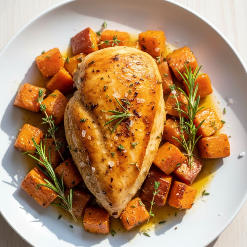 Herb-Roasted Chicken with Root Vegetables