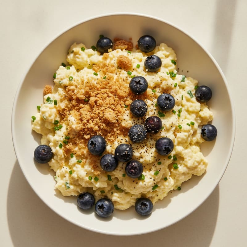 Savory Egg and Berry Protein Bowl