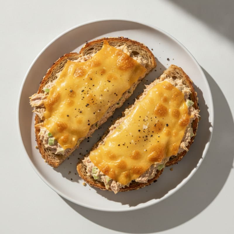 Classic Tuna Melt with White Onion