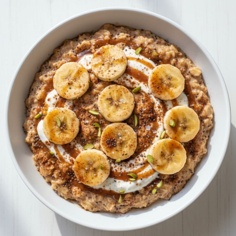 Banana Cinnamon Overnight Oats