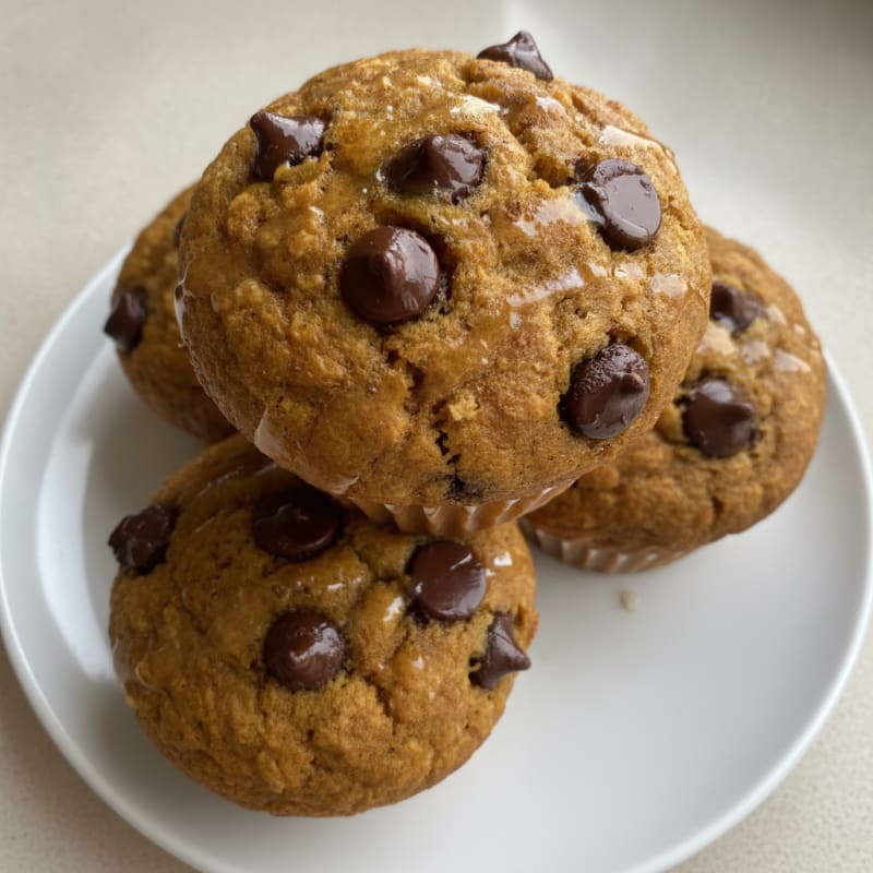 Pumpkin Chocolate Chip Muffins