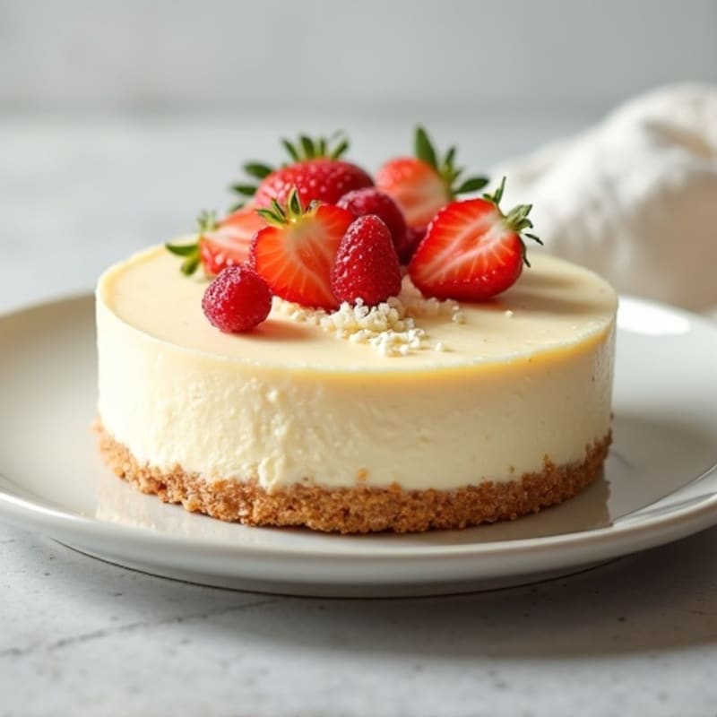 Creamy Greek Yogurt Protein Cheesecake