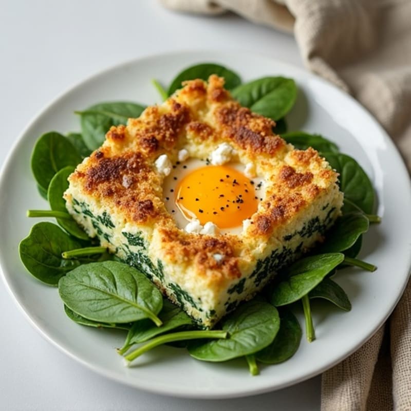 Crispy Spinach and Feta Bake