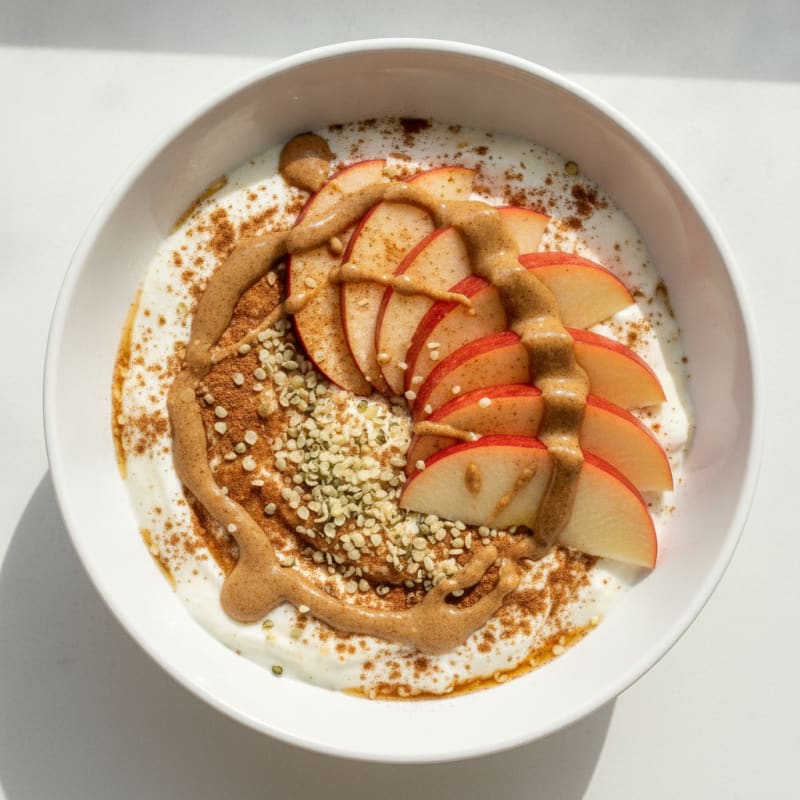 High-Protein Apple Cinnamon Power Bowl