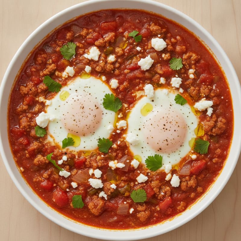 Shakshuka with Feta and Herbs