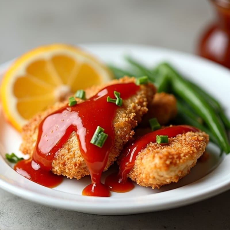 Crispy Baked Sweet and Sour Chicken