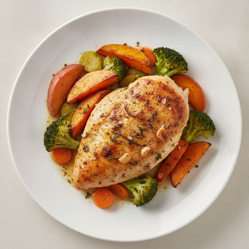 Garlic Herb Roasted Chicken