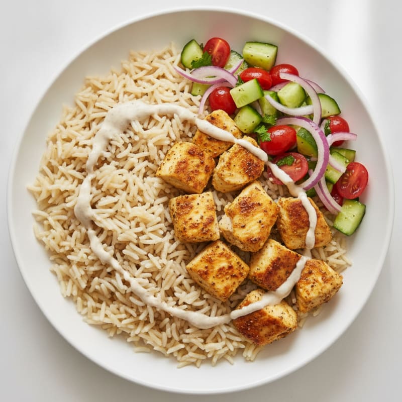 Chicken Shawarma Rice Bowl