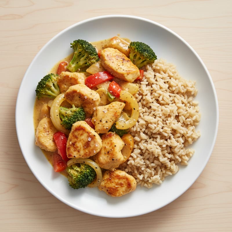 Coconut Curry Chicken with Vegetables