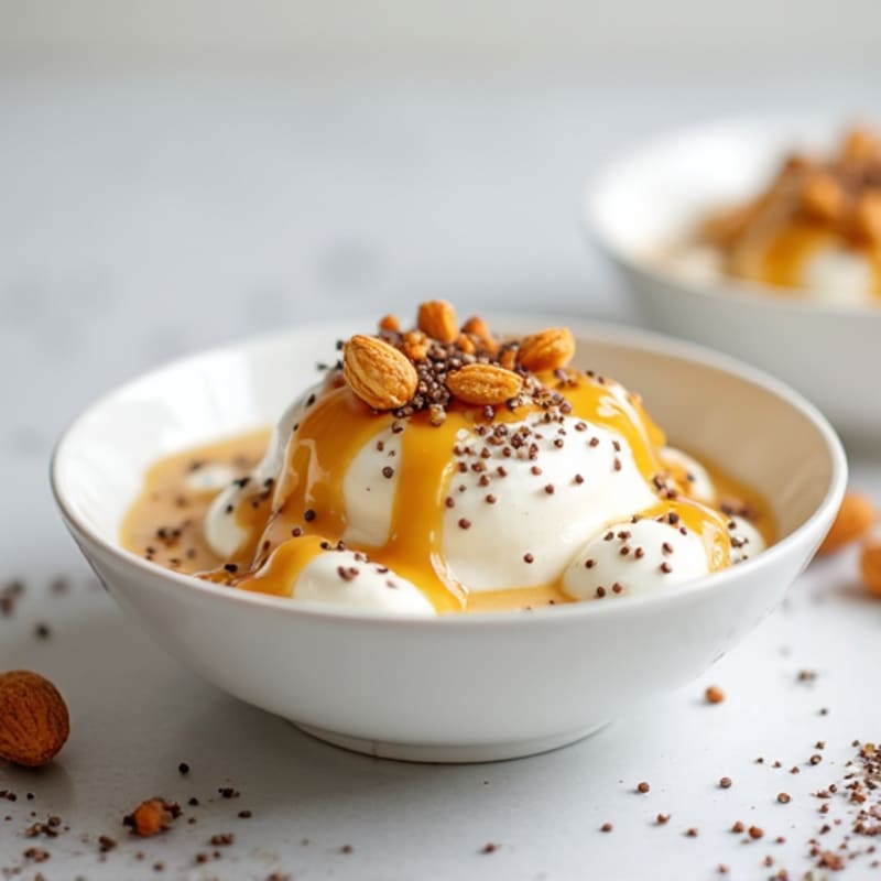 Greek Yogurt with Almond Butter and Chia Seeds
