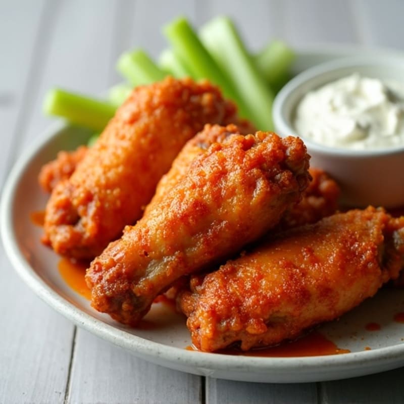 Crispy Baked Buffalo Chicken Wings