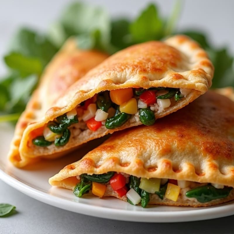 Baked Turkey-Veggie Empanadas with Crispy Golden Crust