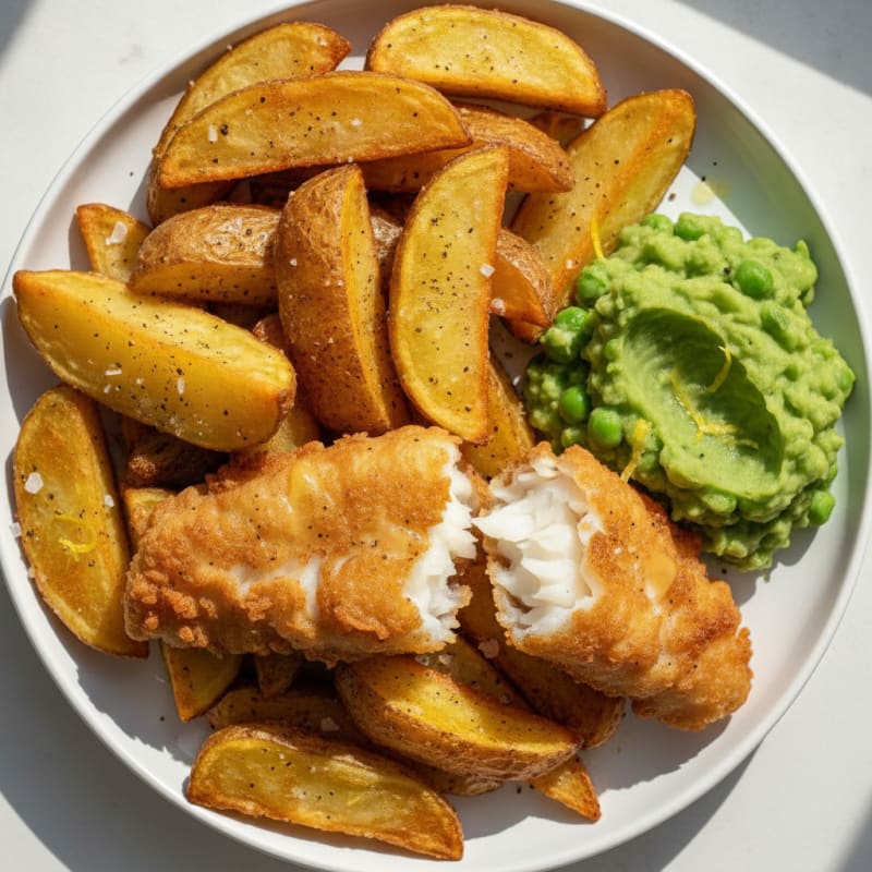 Beer-Battered Fish and Chips