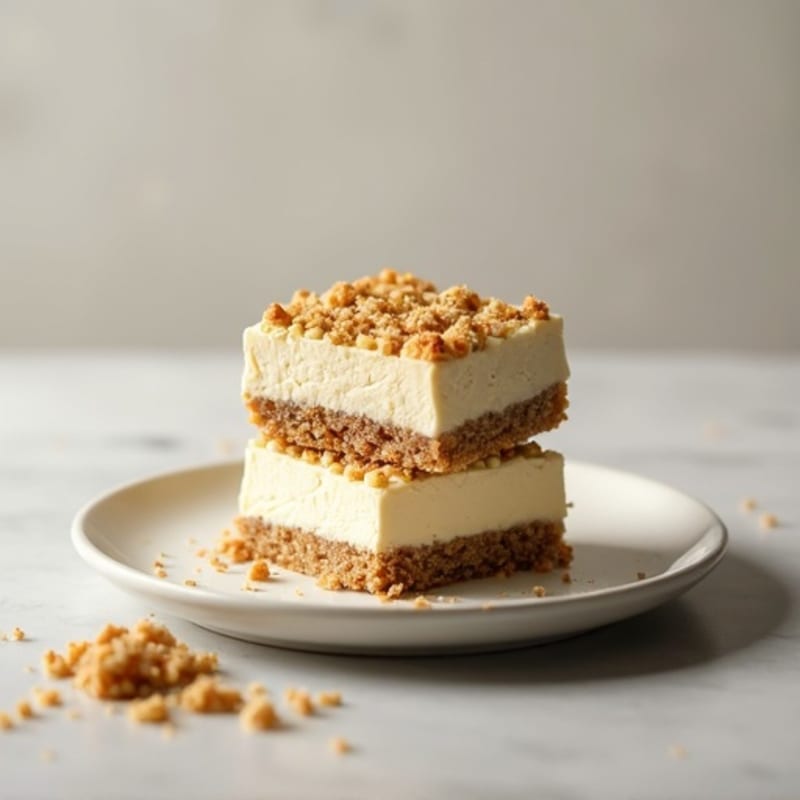 Protein-Rich Greek Yogurt Cheesecake Bars