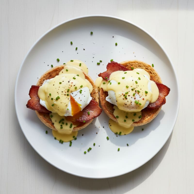 Creamy Classic Eggs Benedict with Zesty Hollandaise