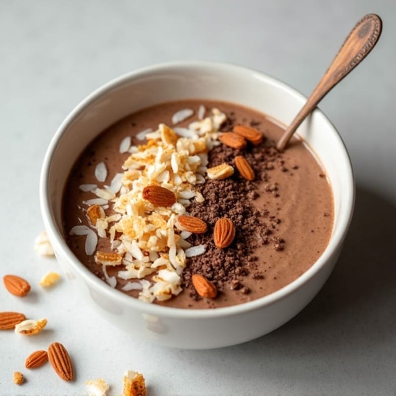 Chocolate Coconut Almond Protein Oats