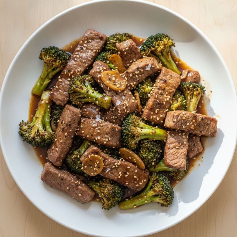 Sesame Beef and Broccoli Stir-Fry