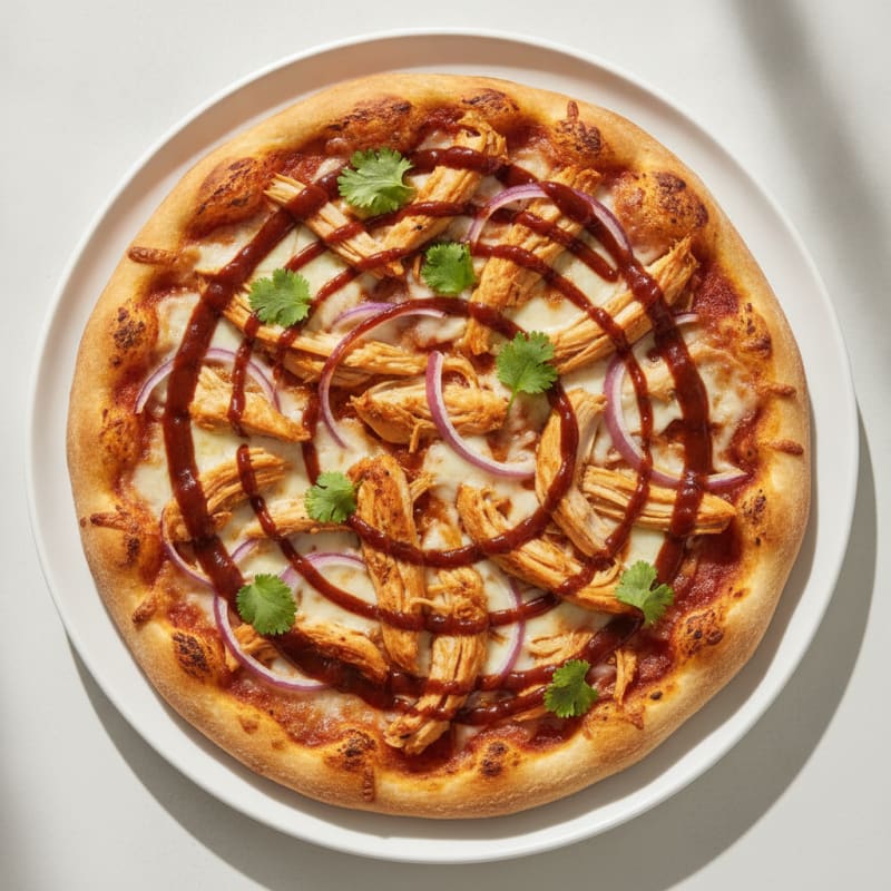 High-Protein BBQ Chicken Pizza