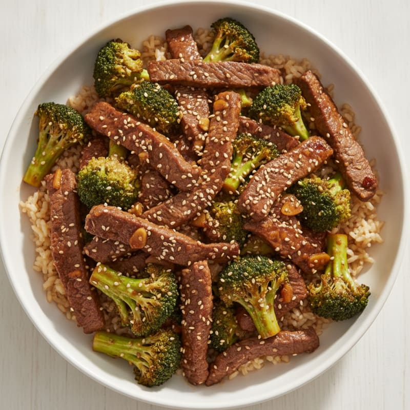 Sesame Beef & Broccoli Stir-Fry
