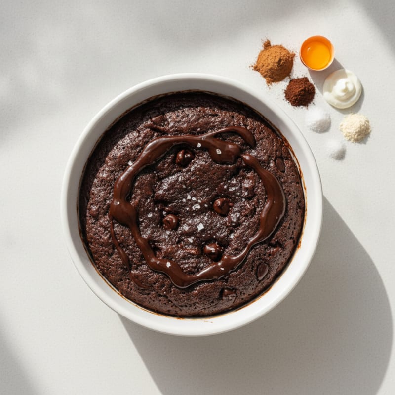 Decadent Chocolate Protein Mug Cake