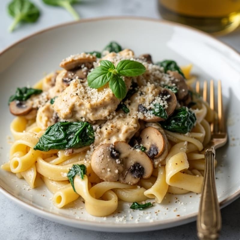 Creamy Truffle Mushroom Pasta