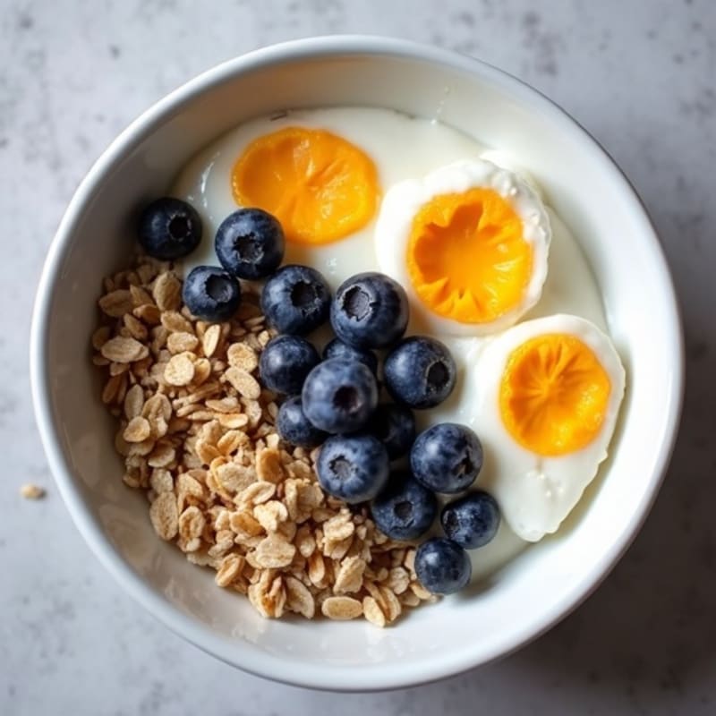 Protein-Packed Egg White Oatmeal Bowl