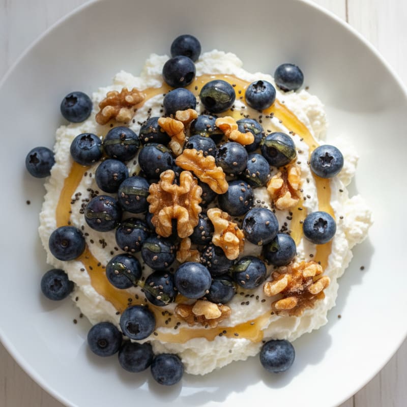 Cottage Cheese and Berry Protein Bowl