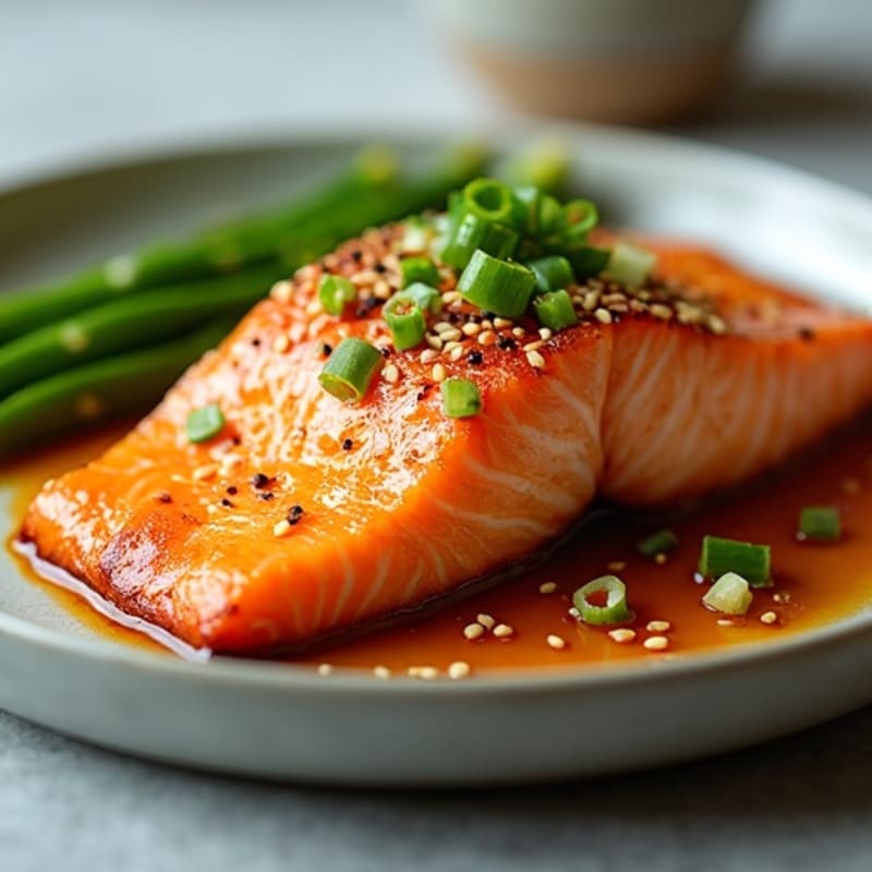 Torch-Seared Ginger Sesame Salmon
