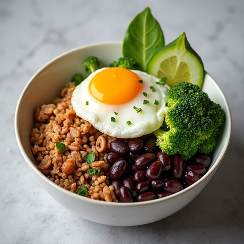 Lean Mince and Bean Power Bowl