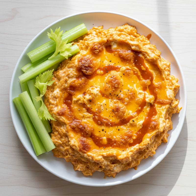 High-Protein Buffalo Chicken Dip