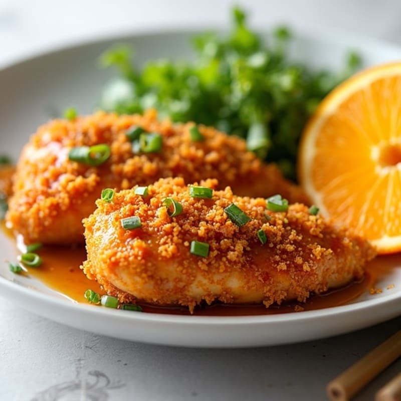 Crispy Air Fryer Orange Chicken